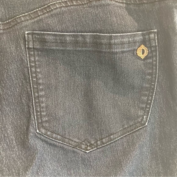 DEMOCRACY Sz 14 Ab-Solution Technology Dark Wash High Rise Skinny Jeggings Jeans - Picture 10 of 13